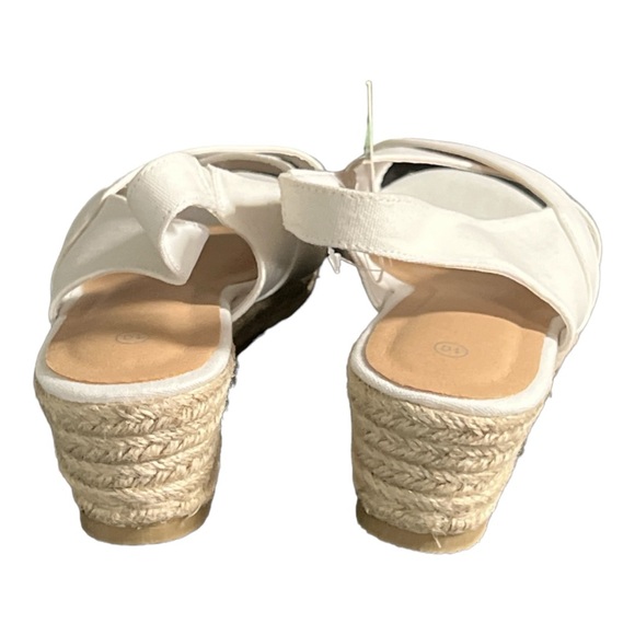 Espadrille Wedge Sandals Platform Shoes Size 10. - Picture 2 of 5
